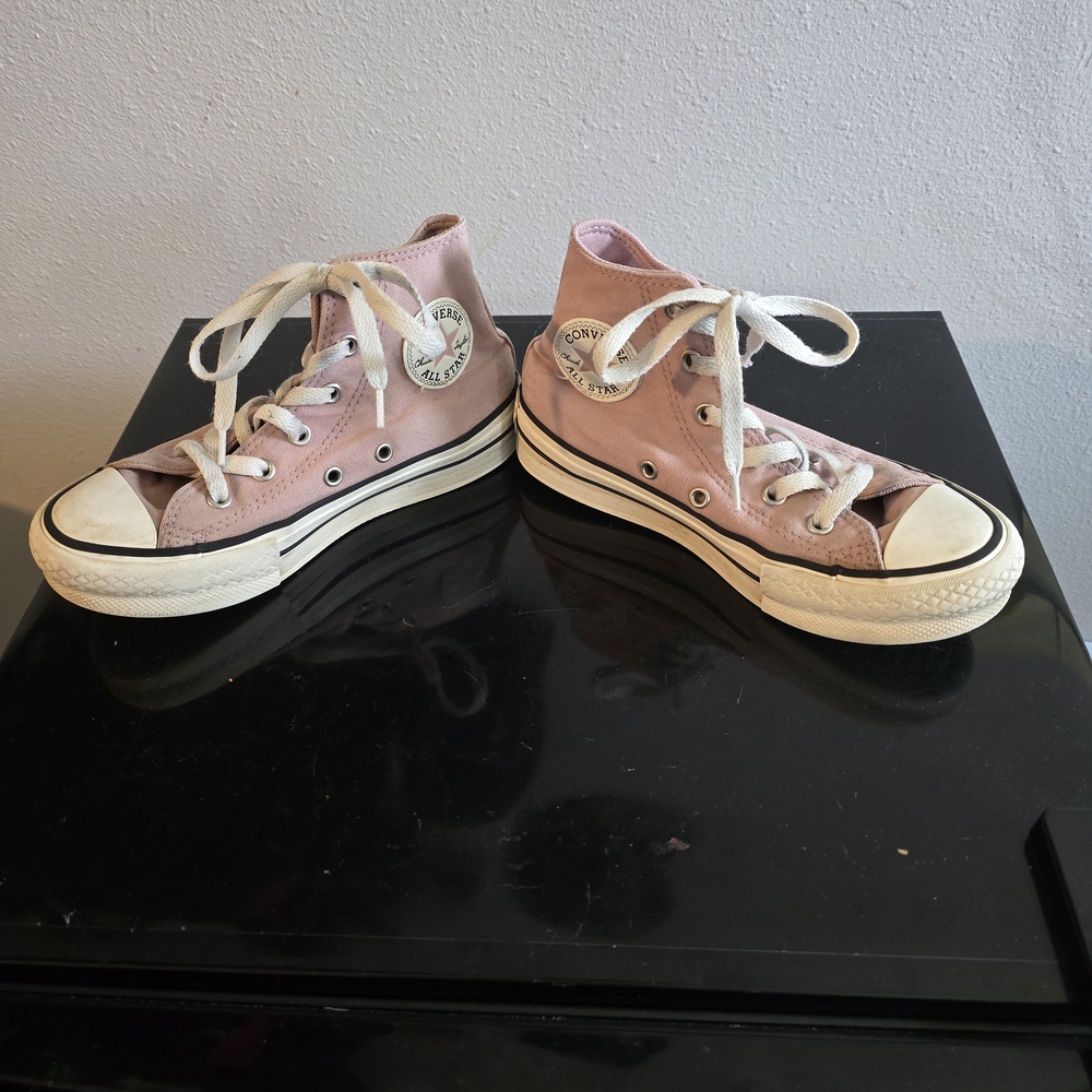 Converse Pink High Top Sneakers
